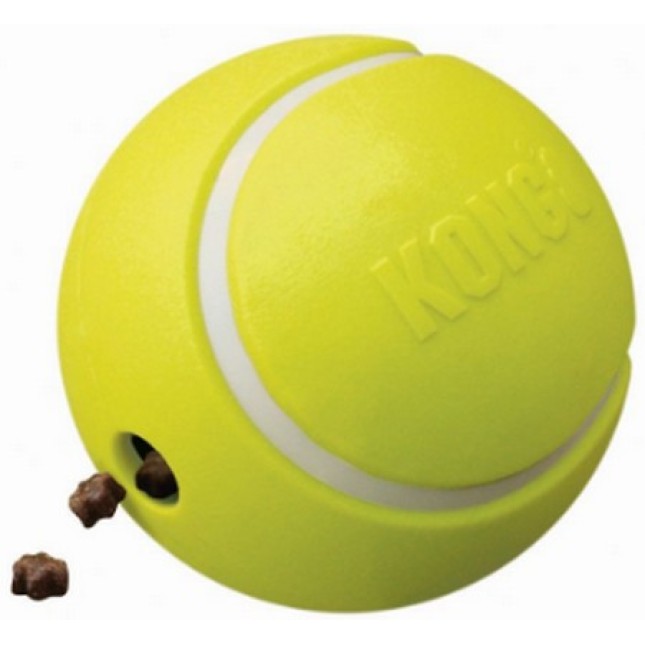 Kong Μπάλα tennis για λιχουδιές σκύλου κατασκευασμένο από ανθεκτικά υλικά