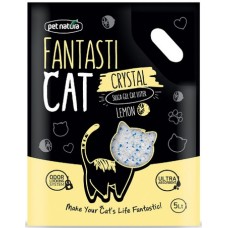 Pet natura fantasticat κρυσταλλική άμμος γάτας με άρωμα λεμονιού 2kgr-5lt Pet natura fantasticat κρυσταλλική άμμος γάτας με άρωμα λεμονιού 2kgr-5lt