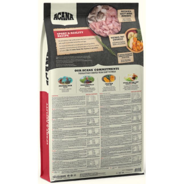 Champion petfoods Acana με κοτόπουλο για δραστήρια σκυλιά 11,4kg