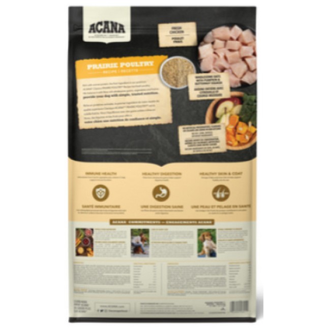 Acana prairie poultry με κοτόπουλο και γαλοπούλα χωρίς σιτηρά υψηλού γλυκαιμικού δείκτη Acana prairie poultry με κοτόπουλο και γαλοπούλα χωρίς σιτηρά υψηλού γλυκαιμικού δείκτη