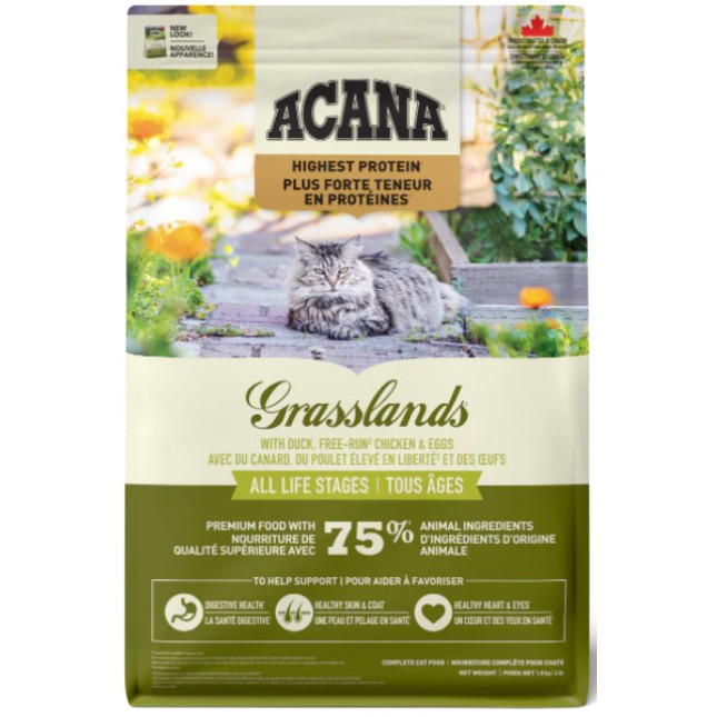 Champion petfoods Acana grasslands αρνί, πάπια, ψάρι 1,8kg