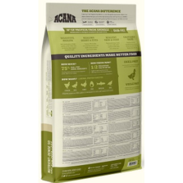 Champion petfoods Acana grasslands αρνί, πάπια, ψάρι 4,5kg