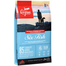 Champion petfoods Orijen πλήρης τροφή με ψάρια για ανήλικους κι ενήλικους σκύλους