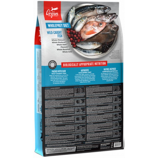 Champion petfoods Orijen πλήρης τροφή με ψάρια για ανήλικους κι ενήλικους σκύλους Champion petfoods Orijen πλήρης τροφή με ψάρια για ανήλικους κι ενήλικους σκύλους