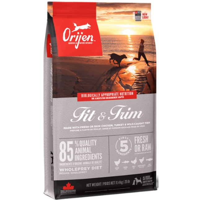 Champion petfoods Orijen Fit & Trim με κοτόπουλο,γαλοπούλα, ψάρια 2kg