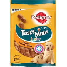 Ped tasty minis junior μπουκίτσες με μοσχάρι και κοτόπουλο 125gr