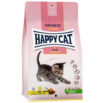 Happy Cat τροφή για γατάκια με πουλερικά 4kg Happy Cat τροφή για γατάκια με πουλερικά 4kg
