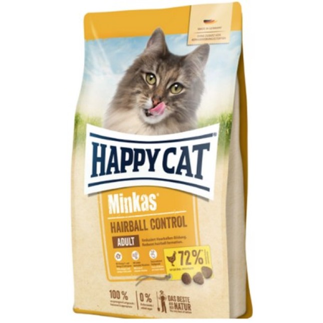 Happy Cat Minkas Ισορροπημένη τροφή για ελαχιστοποίηση των τριχόμπαλων με πουλερικά Happy Cat Minkas Ισορροπημένη τροφή για ελαχιστοποίηση των τριχόμπαλων με πουλερικά