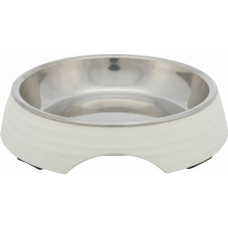 Trixie πιάτο μελαμίνης/ανοξείδωτο είναι ιδιαίτερα ανθεκτικό με κομψό σχεδιασμό 0,2l/14cm άσπρο
