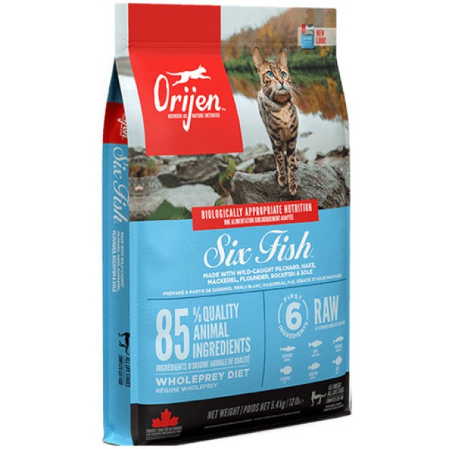 Champion petfoods Orijen με 6 διαφορετικά ψάρια 1,8kg