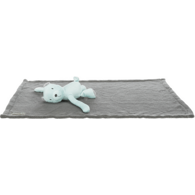 Trixie κουβέρτα junior με παιχνίδι αρκουδάκι 75x50cm γκρι/πράσινο Trixie κουβέρτα junior με παιχνίδι αρκουδάκι 75x50cm γκρι/πράσινο