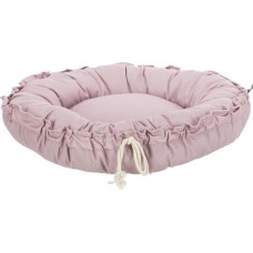 Trixie 2 σε 1, το κρεβάτι & μαξιλάρι felia για μικρά σκυλιά στρογγυλό 50cm ροζ