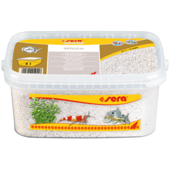 Sera Λευκό φυσικό χαλίκι O 13mm 3l