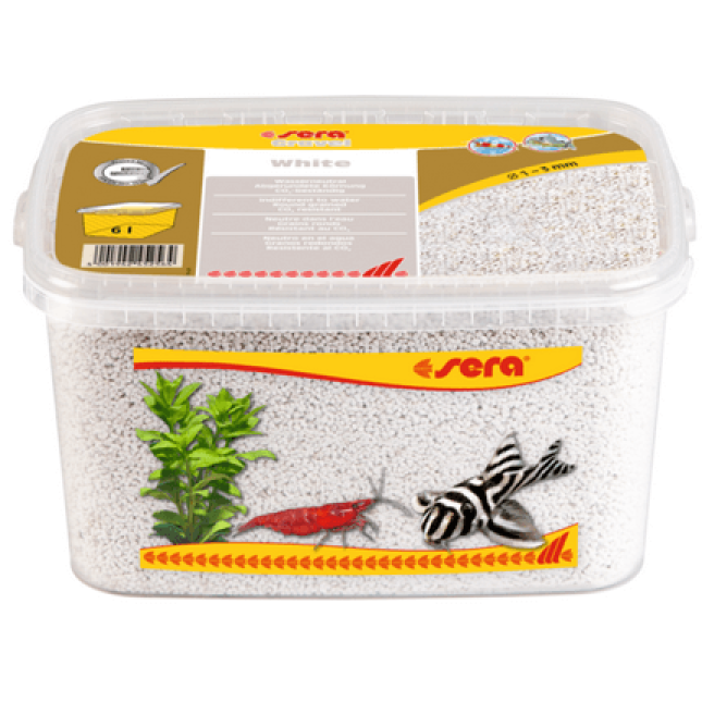 Sera Λευκό φυσικό χαλίκι O 13mm 6l