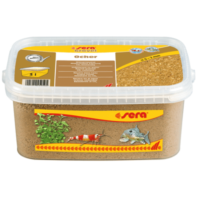 Sera Ωχρό φυσικό χαλίκι O 02mm 3l