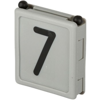 Kerbl νούμερα κολάρου DUO, no. 7 - γκρι, 6 pcs/pack Kerbl νούμερα κολάρου DUO, no. 7 - γκρι, 6 pcs/pack