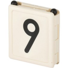 Kerbl νούμερα κολάρου DUO, no. 9 - άσπρο, 6 pcs/pack Kerbl νούμερα κολάρου DUO, no. 9 - άσπρο, 6 pcs/pack