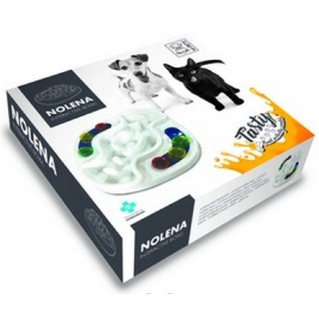 M-pets διαδραστικό πιάτο tasty-nolena που επιτρέπει στο κατοικίδιο ζώο σας να τρώει αργά M-pets διαδραστικό πιάτο tasty-nolena που επιτρέπει στο κατοικίδιο ζώο σας να τρώει αργά