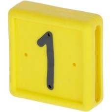 Kerbl αριθμός ζώνης ποδιού,No. 1 - κίτρινο, 10 τεμ