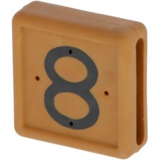 Kerbl αριθμός ζώνης ποδιού,No. 8 - καφέ, 10 τεμ Kerbl αριθμός ζώνης ποδιού,No. 8 - καφέ, 10 τεμ