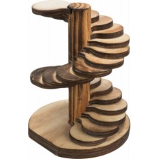 Trixie πύργος ξύλο μαυρισμένο με ασφαλή, απαλά σκαλοπάτια για χάμστερ/ποντίκια 10Χ12Χ9cm