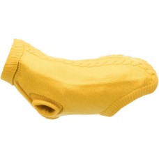 Trixie μάλλινο ζεστό πουλόβερ kenton για σκύλους με θηλιές για τα πίσω πόδια κίτρινο
