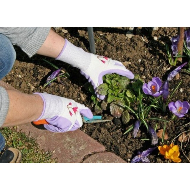 Keron γάντια κηπουρικής Care μωβ, size uni