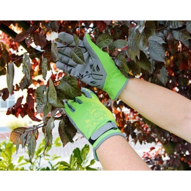 Keron γάντια κήπου Secret Garden με ελκυστικό σχέδιο