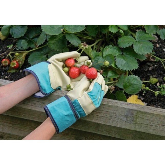 Keron παιδικά γάντια κήπου Junior extra small πράσινα,από μαλακό και ελαστικό συνθετικό υλικό PU