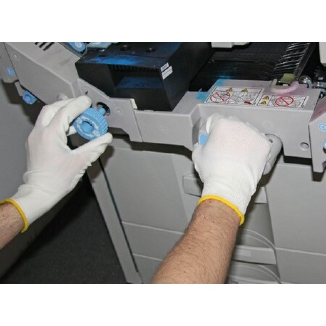 Keron γάντια ακριβείας μηχανικής Gnitter άσπρα, ιδανικά για βιομηχανική χρήση