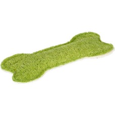 Kerbl παιχνίδι σκύλου loofah κόκκαλο 20 cm, green