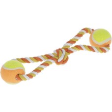 Kerbl παιχνίδι σκύλου από σχοινί με μπάλες τένις για ατελείωτες ώρες παιχνιδιού