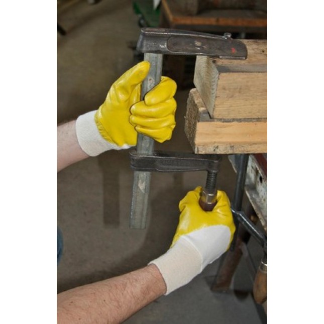 Keron γάντια εργασίας νιτριλίου ProNit Plus, αντιολισθητικά και μαλακά, χωρίς ετικέτα