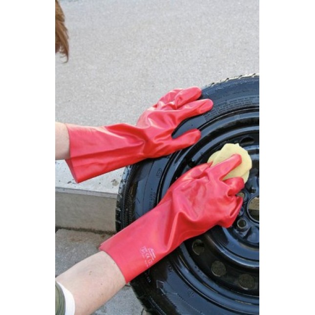 Keron προστατευτικά γάντια PVC Protecton, καφέ-κόκκινο, Size 10/XL Keron προστατευτικά γάντια PVC Protecton, καφέ-κόκκινο, Size 10/XL
