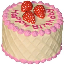 Kerbl birthday cake ιδανικό παιχνίδι για όλους τους σκύλους από μαλακό βινύλιο