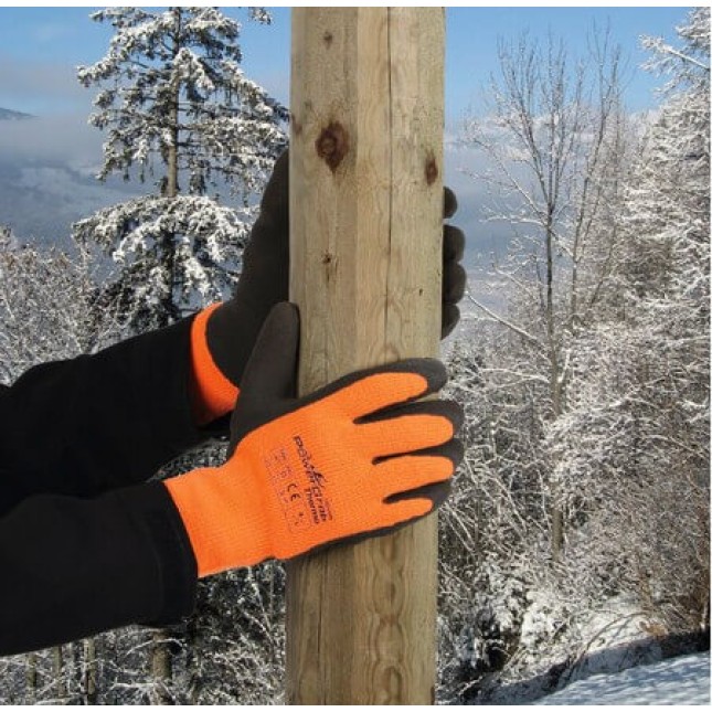 Towa χειμερινά γάντια PowerGrab Thermo πορτοκαλί, εργονομικός σχεδιασμός για μέγιστη άνεση