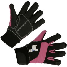 Keron χειμερινά παιδικά γάντια, ροζ-μαύρο, 6-8 ετών