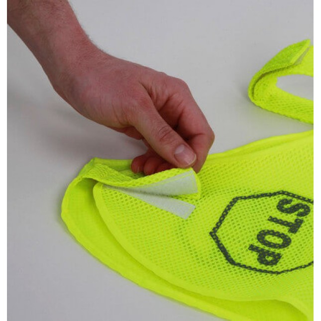 Kerbl safety vest back length γιλέκο κίτρινο φωσφοριζέ για μοδάτους σκύλους