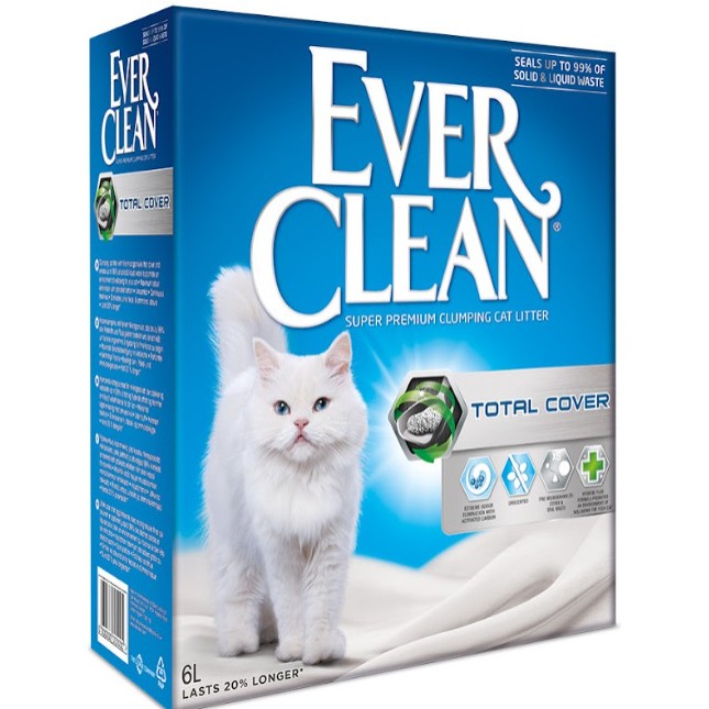Everclean total cover άμμος υγιεινής χωρίς άρωμα Everclean total cover άμμος υγιεινής χωρίς άρωμα