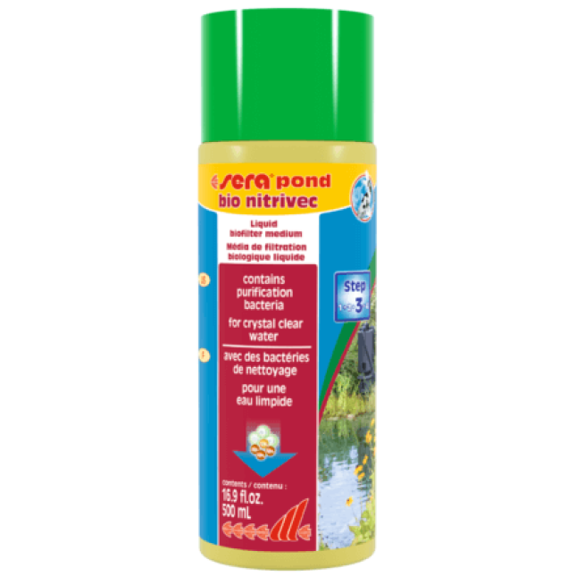 Sera pond bio nitrivec, υγρό υλικό φίλτρου 500ml Sera pond bio nitrivec, υγρό υλικό φίλτρου 500ml