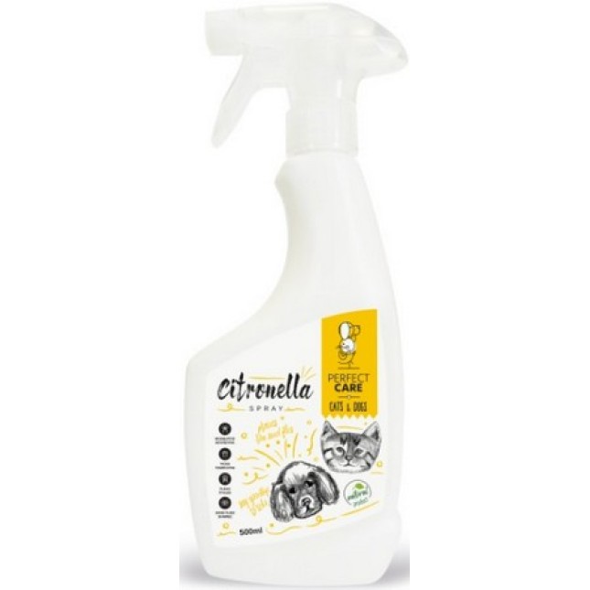 Perfect Care Citronella Spray Καλλυντική Λοσιόν Προστασίας για σκύλους και γάτες Perfect Care Citronella Spray Καλλυντική Λοσιόν Προστασίας για σκύλους και γάτες
