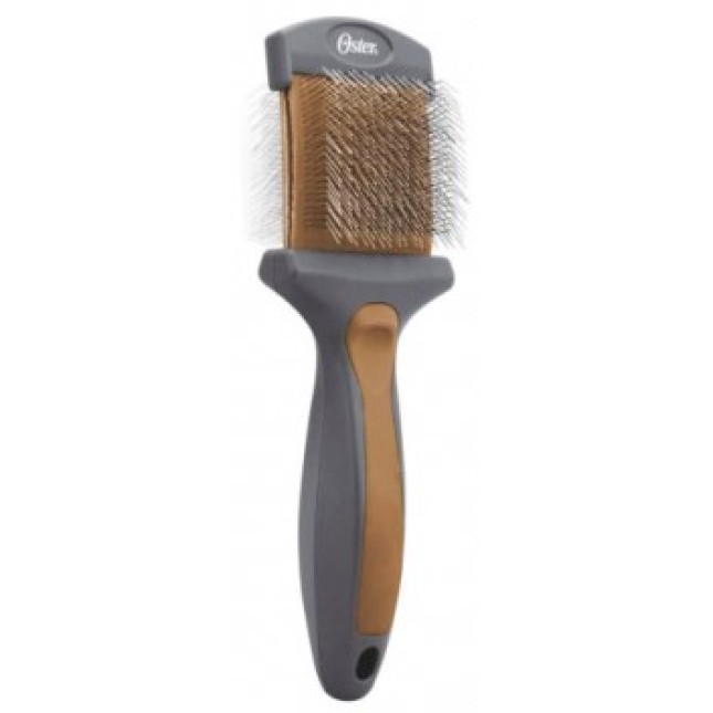Oster Premium Βούρτσα διπλής όψης, εύκαμπτη, με σύρμα λεπτό-κυρτό & ευθύ Oster Premium Βούρτσα διπλής όψης, εύκαμπτη, με σύρμα λεπτό-κυρτό & ευθύ