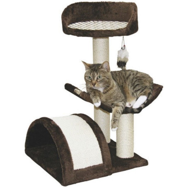 Kerbl cat tree safari dark brown, 38x38x60cm Kerbl cat tree safari dark brown, 38x38x60cm