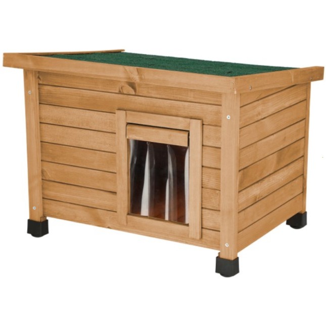 Kerbl Σπίτι Rustica καφέ-πράσινο 57x45x43cm Kerbl Σπίτι Rustica καφέ-πράσινο 57x45x43cm