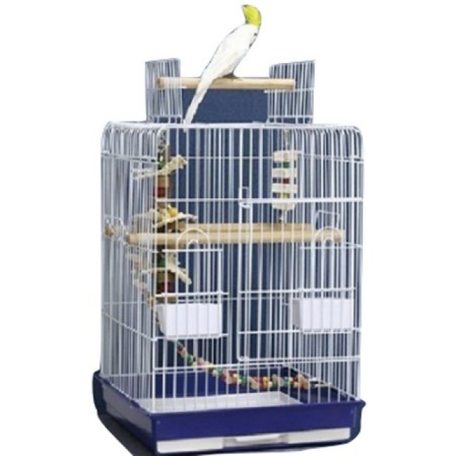 Κλουβί παπαγάλου με άνοιγμα 47x47x66cm Κλουβί παπαγάλου με άνοιγμα 47x47x66cm
