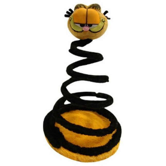Garfield παιχνίδι με σώμα ελατήριο και κεφάλι Garfield 22x22x33cm