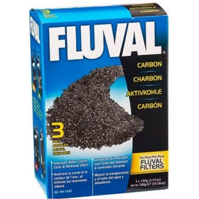 Hagen Ενεργός άνθρακας fluval 3x100 gr Hagen Ενεργός άνθρακας fluval 3x100 gr