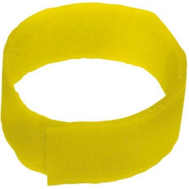 Kerbl λουράκι ποδιού με Velcro, 36cm μήκος, κίτρινο, 10τεμ