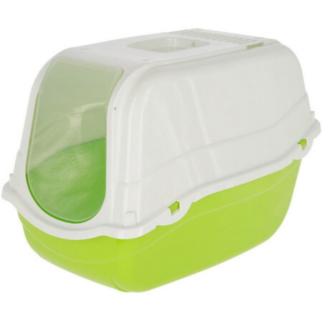 Kerbl Cat Litter Minka, green/white 57x39x41cm