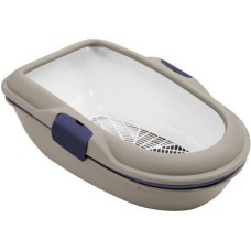 Kerbl Furba Litter Box ανοιχτή τουαλέτα γάτας με πλαστική λεκάνη και σουρωτήρι